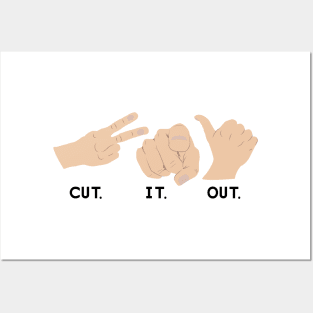 Cut it Out Posters and Art